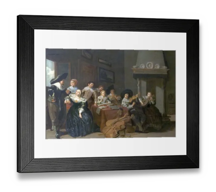 Framed Print : The Music Party Framed Print : The Music Party