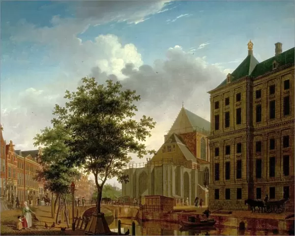 Back of Nieuwe Kerk and Town Hall, Amsterdam, Holland