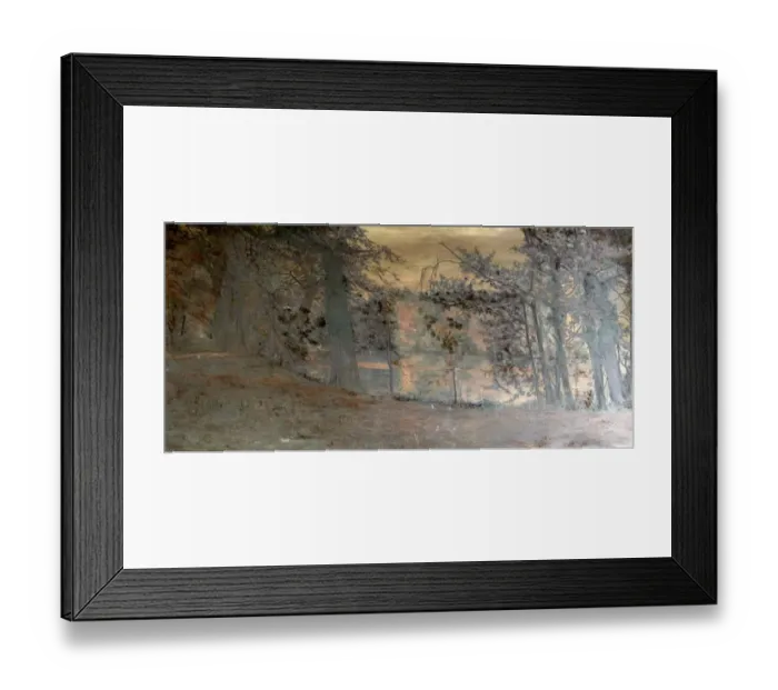 Framed Print : The Pond, Kempton, Middlesex