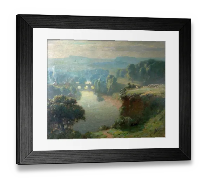 Framed Print : Morning, Teme Dale Framed Print : Morning, Teme Dale
