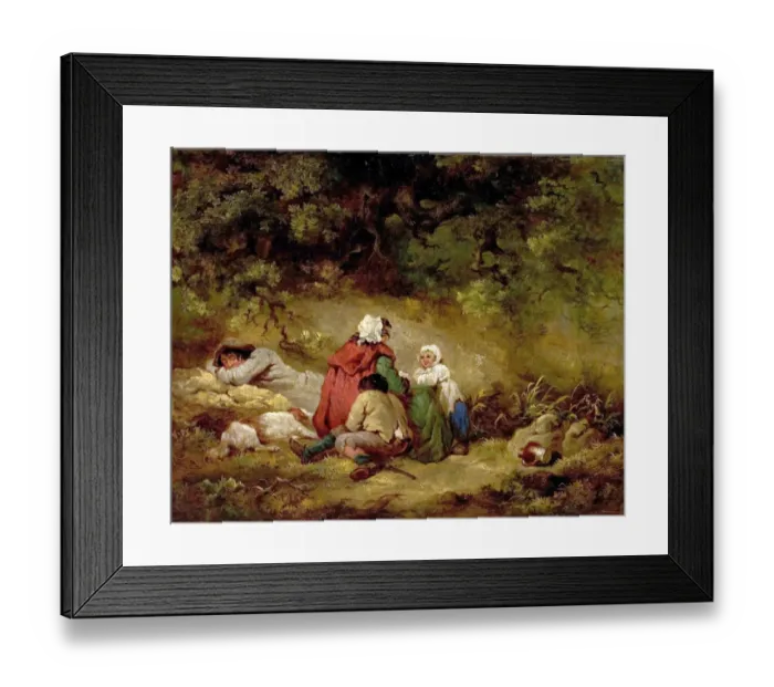 Framed Print : Gypsy Encampment Framed Print : Gypsy Encampment