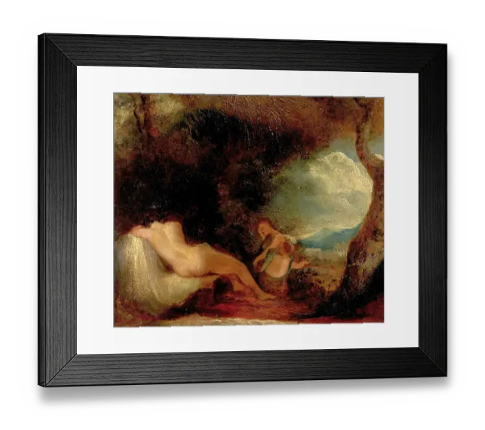 Framed Print : Classical Subject (Venus, Cupid, and Psyche) Framed Print : Classical Subject (Venus, Cupid, and Psyche)