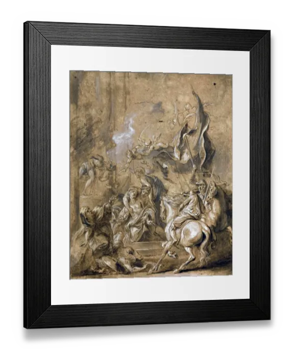 Framed Print : The Conversion of Soul