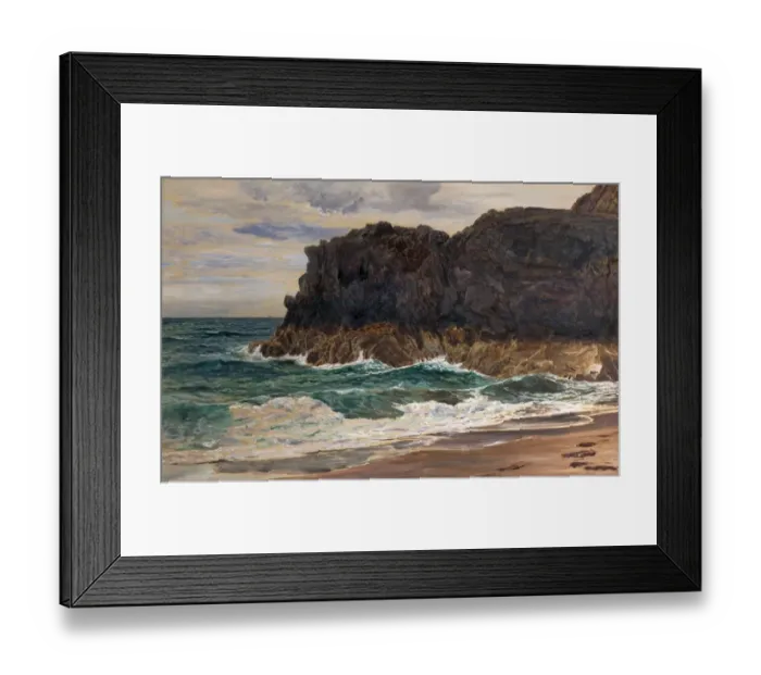 Framed Print : Lighthouse Rock, Llanddwyn, North Wales