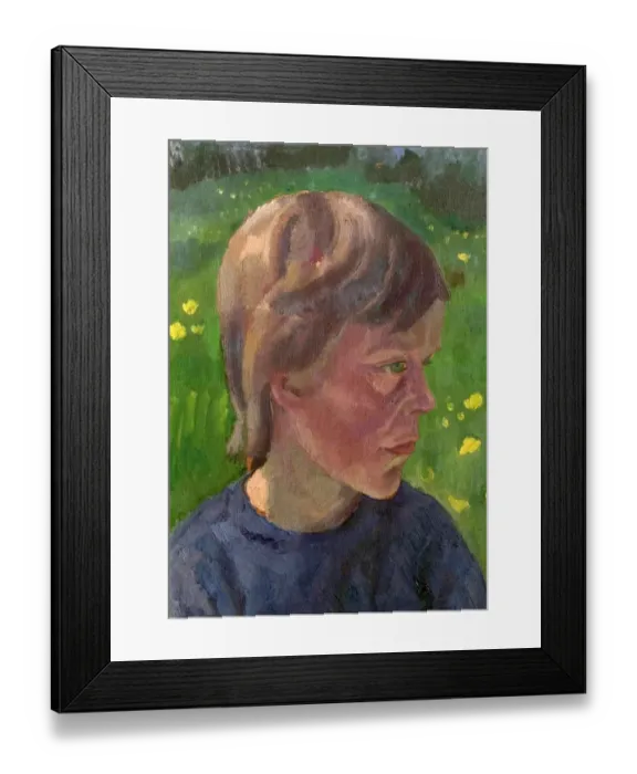 Framed Print : Girls Head Framed Print : Girls Head