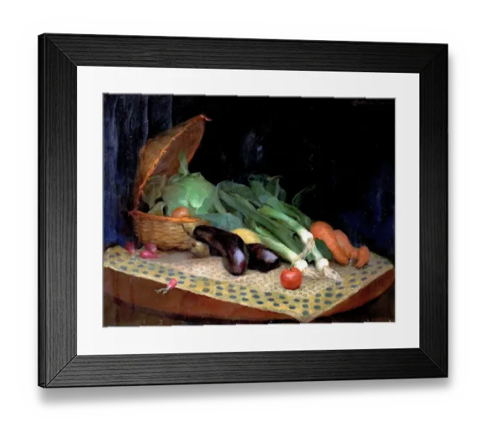 Framed Print : Still Life (Vegetables) Framed Print : Still Life (Vegetables)