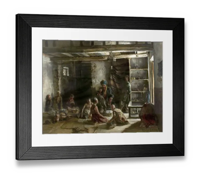 Framed Print : An Oriental School Framed Print : An Oriental School
