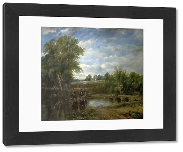 The Ford. Artist: Watts, Frederick William - Title