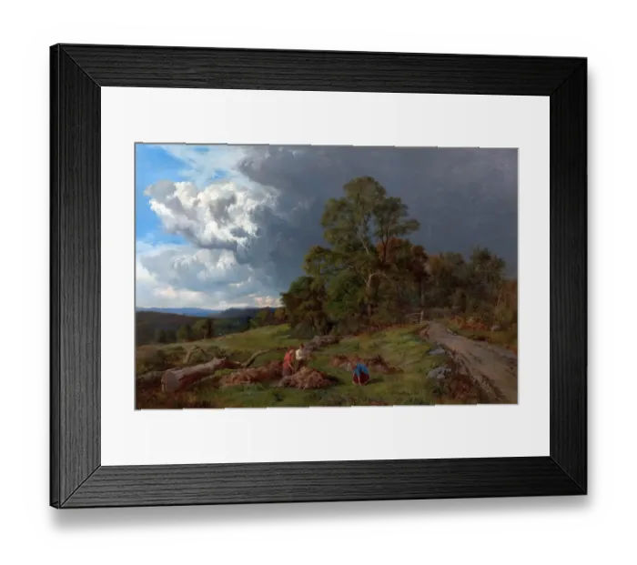 Framed Print : The Fern Gatherers Framed Print : The Fern Gatherers
