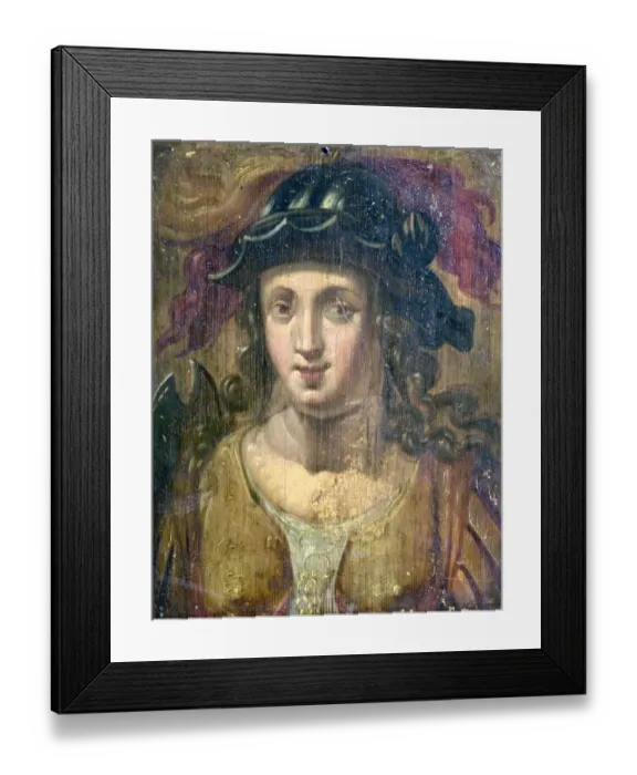 Framed Print : Armoured Woman (possibly Minerva) Framed Print : Armoured Woman (possibly Minerva)