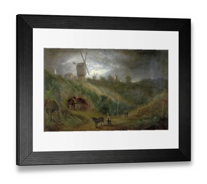 Framed Print : The Old Ropewalk, Foot of the Gallows Hill, Nottingham Forest Framed Print : The Old Ropewalk, Foot of the Gallows Hill, Nottingham Forest