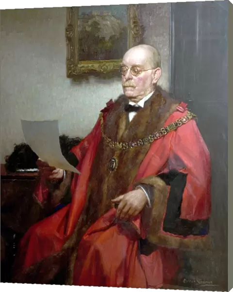 Posthumus Portrait of Alderman E. L. Manning- Arthur Spooner