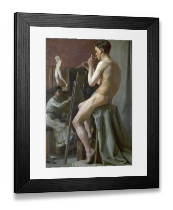 Framed Print : Life Class - Thomas J Gillott