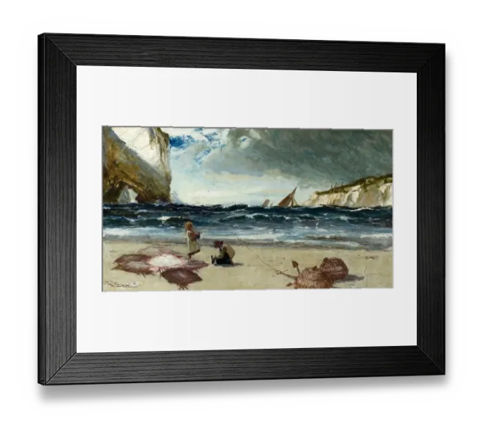 Framed Print : The Lobster Pots - Edwin Ellis Framed Print : The Lobster Pots - Edwin Ellis