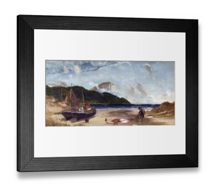 Framed Print : Fisherfolk - Edwin Ellis Framed Print : Fisherfolk - Edwin Ellis