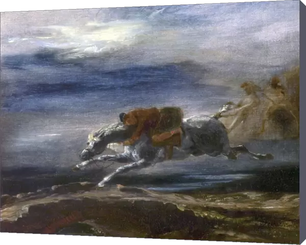 Tam O Shanter (after the poem by Robert Burns) - Eugene Delacroix