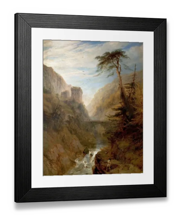 Framed Print : A Derbyshire Dale - Henry Dawson Framed Print : A Derbyshire Dale - Henry Dawson