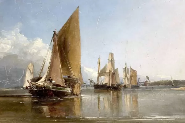 Boats Entering the Medway - George Chambers