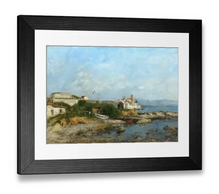 Framed Print : The Fortifications at Antibes, France