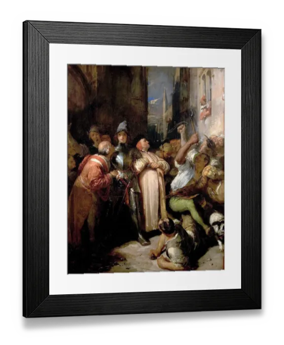Framed Print : Quentin Durward at Liege, Belgium Framed Print : Quentin Durward at Liege, Belgium