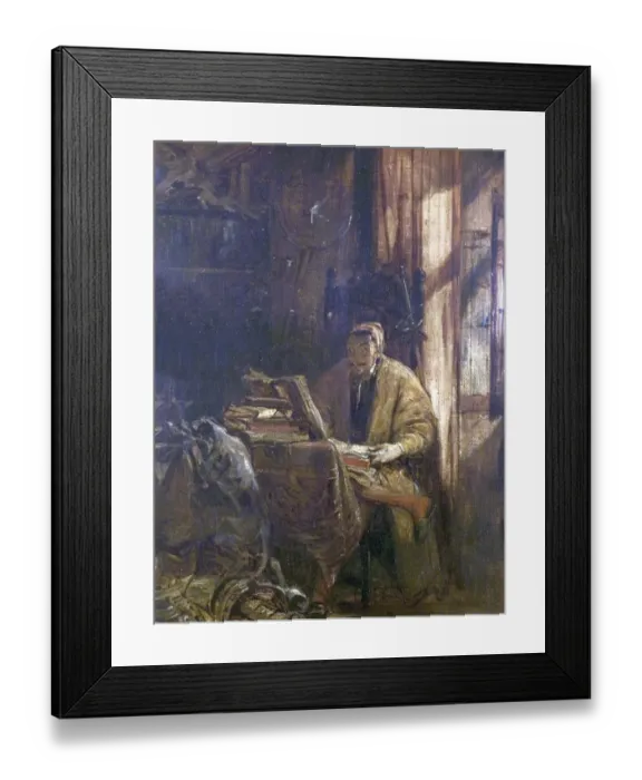 Framed Print : Don Quixote in his Study Framed Print : Don Quixote in his Study