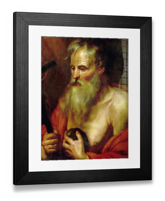 Framed Print : St Jerome - William de Keyser (after) Framed Print : St Jerome - William de Keyser (after)