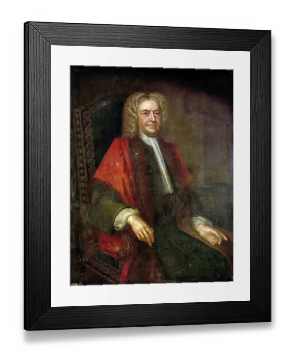 Framed Print : Ralph Edge (1689-1766) - Godfrey Kneller (school of) Framed Print : Ralph Edge (1689-1766) - Godfrey Kneller (school of)