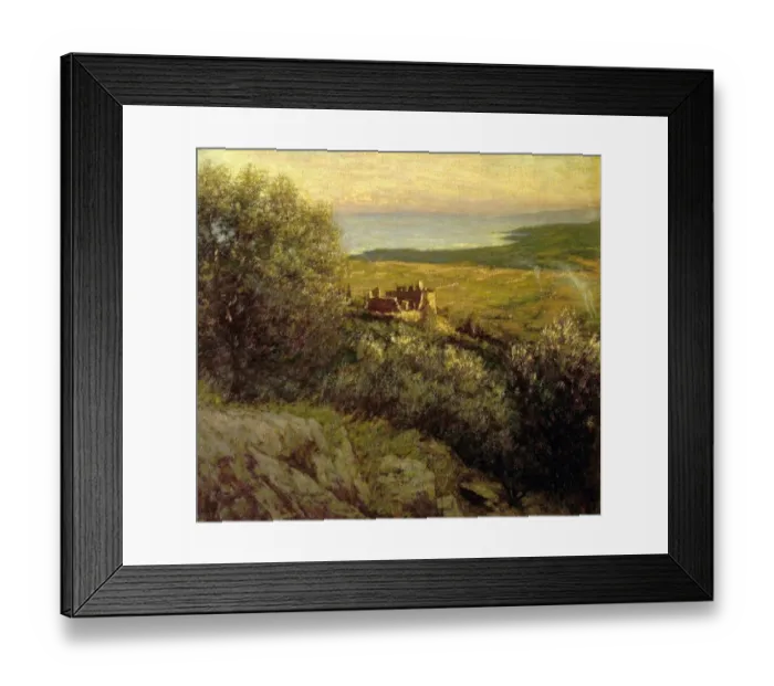 Framed Print : A Provencal Castle - Henry Herbert La Thangue