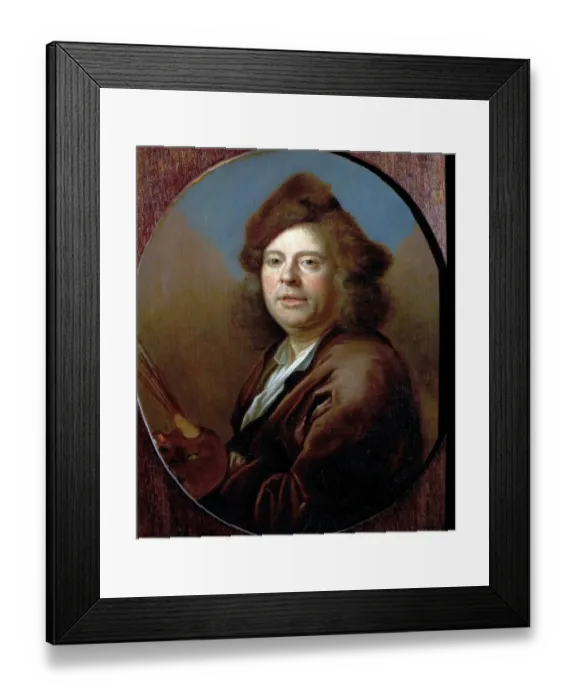 Framed Print : Jan Siberechts (1627-c. 1703) - Nicolas de Largilliere Framed Print : Jan Siberechts (1627-c. 1703) - Nicolas de Largilliere