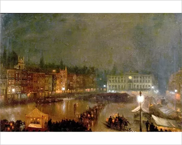 Torchlight Tattoo of Robin Hood Rifles, Nottingham Market Place - Claude Thomas Stanfield Moore