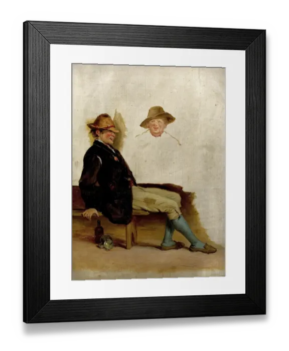 Framed Print : A Rustic Youth - William Mulready (follower of) Framed Print : A Rustic Youth - William Mulready (follower of)