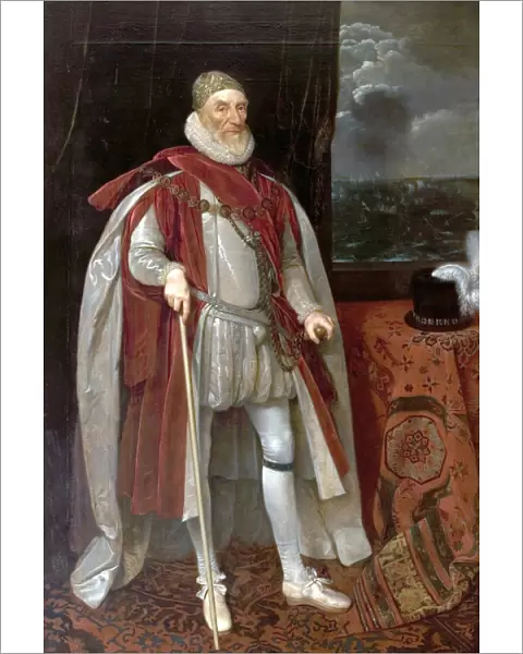 Lord Howard of Effingham (1536-1624), 1st Earl of Nottingham - Daniel Mytens (studio of)