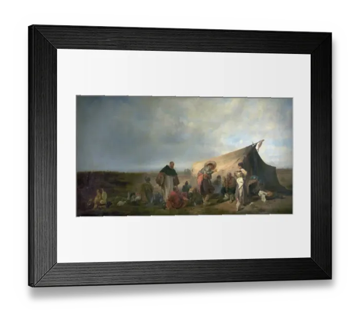 Framed Print : Military Encampment - Enrico Pacsano Framed Print : Military Encampment - Enrico Pacsano