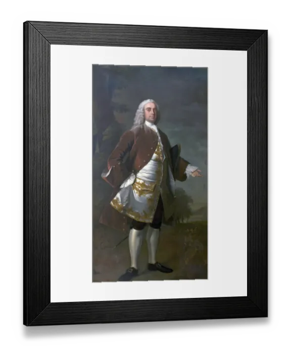 Framed Print : Sir Wolstan Dixie (1700-1767), 4th Bt, Market Bosworth - Henry Pickering Framed Print : Sir Wolstan Dixie (1700-1767), 4th Bt, Market Bosworth - Henry Pickering