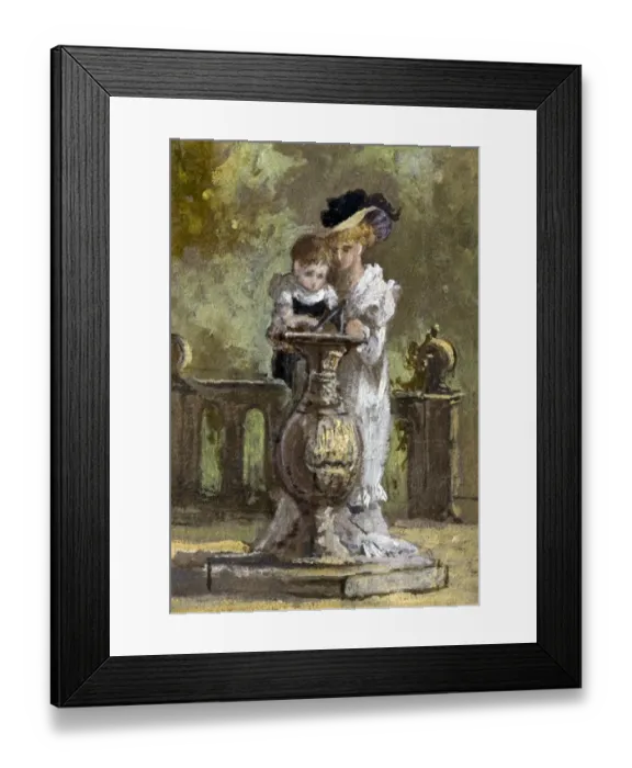 Framed Print : The Sundial - Laslett John Pott Framed Print : The Sundial - Laslett John Pott