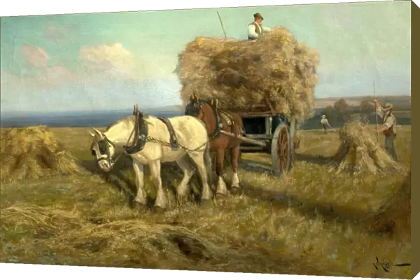 Loading the Harvest Wagon - Arthur W Redgate