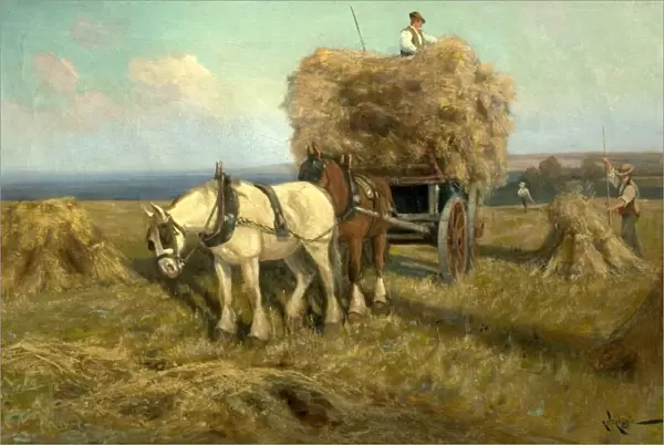 Loading the Harvest Wagon - Arthur W Redgate