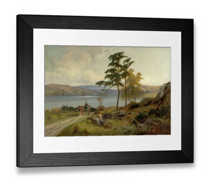 Framed Print : Near Betws-y-Coed, North Wales - Arthur W Redgate