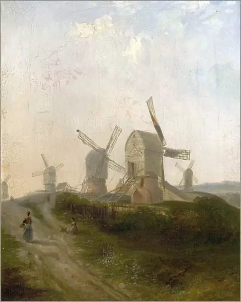 Windmills on Nottingham Forest - Henry Smyth