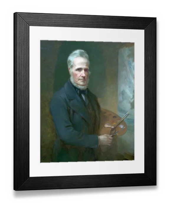 Framed Print : The Artist Henry Dawson (1811-1878) - William Holmes Sullivan Framed Print : The Artist Henry Dawson (1811-1878) - William Holmes Sullivan