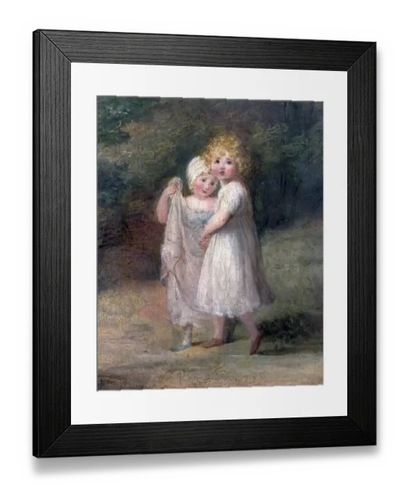 Framed Print : The Children of Paul Sandby - William Beechey Framed Print : The Children of Paul Sandby - William Beechey