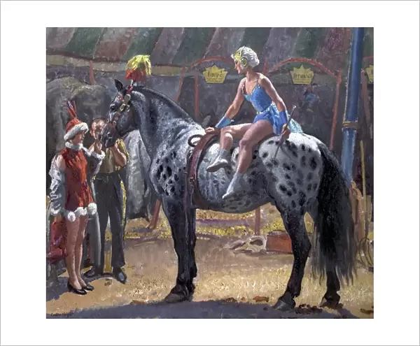 Elsie on Hassan - Laura Knight