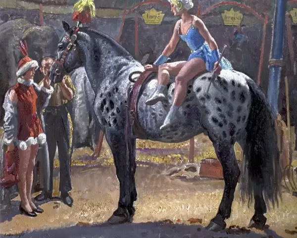 Elsie on Hassan - Laura Knight