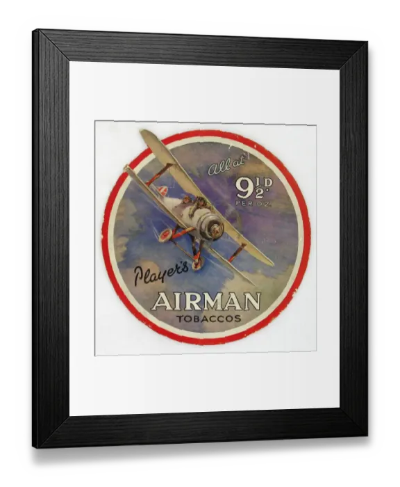 Framed Print : Airman tobaccos, 1926 Framed Print : Airman tobaccos, 1926
