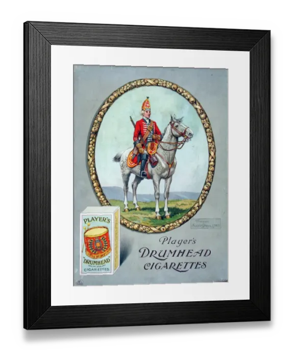 Framed Print : Drumhead Cigarettes, 1923 Framed Print : Drumhead Cigarettes, 1923