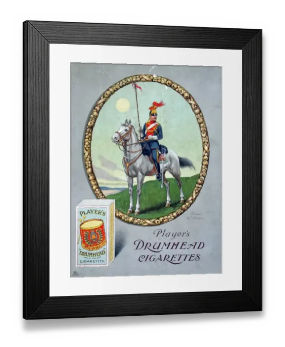 Framed Print : Drumhead Cigarettes, 1923