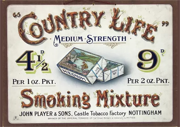 Country Life tobacco, 1905