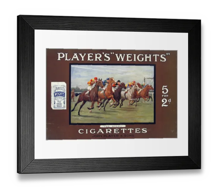 Framed Print : Weights Cigarettes, 1926=27
