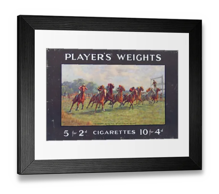 Framed Print : Weights Cigarettes, 1927 Framed Print : Weights Cigarettes, 1927