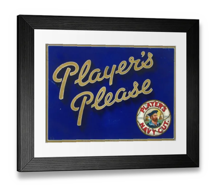 Framed Print : Players Please, 1928 Framed Print : Players Please, 1928